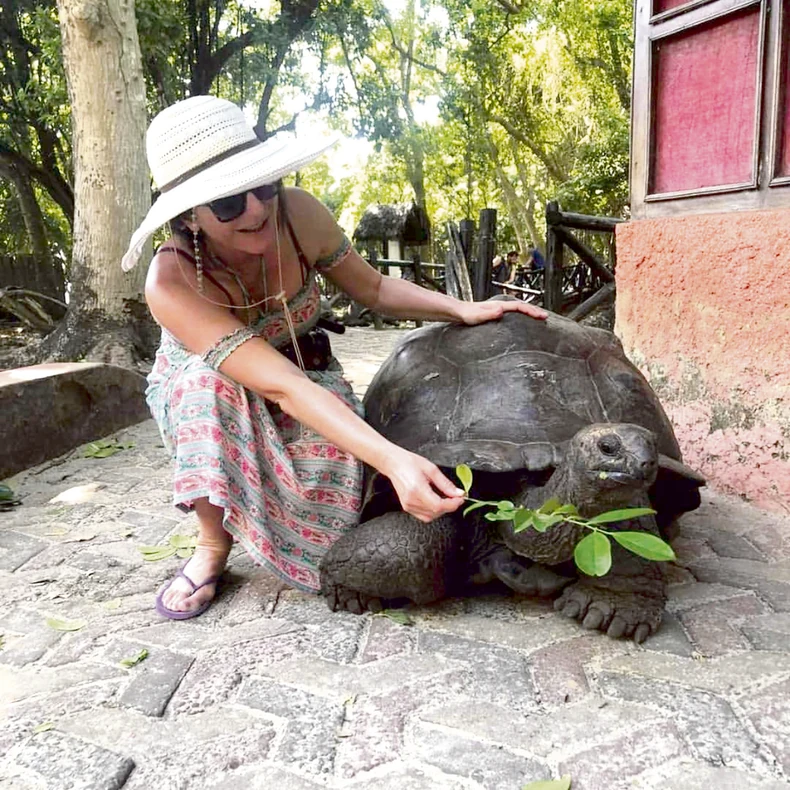 Branka Pujić na odmoru