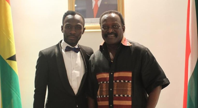 Kwesi Ahwoi (Left) and Okyeame Kwame (Right)