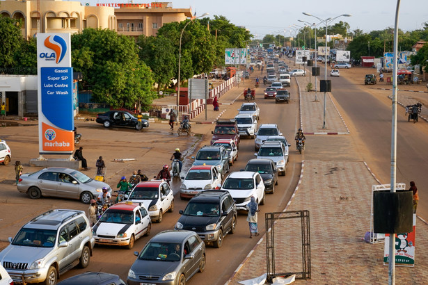 Jedna z ulic Niamey, stolicy Nigru