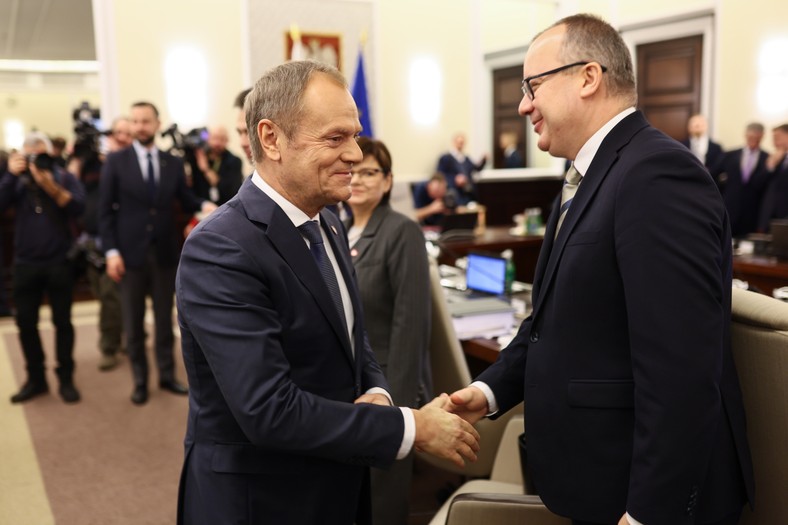 Donald Tusk i Adam Bodnar