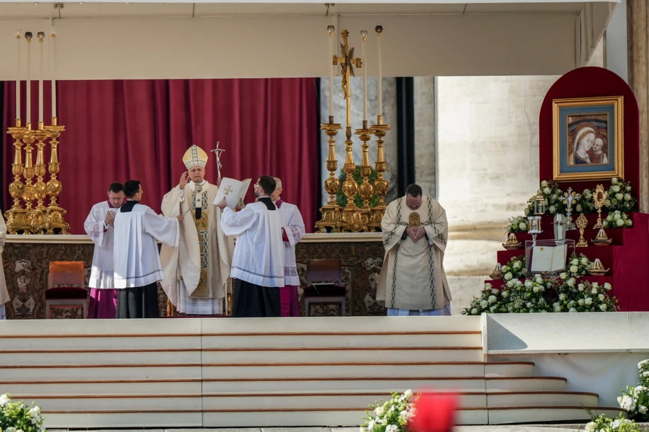 Papa Lav XIV tokom kanonizacije sedam novih svetaca Katoličke crkve u Vatikanu