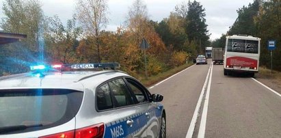 Groźny wypadek na Podlasiu. Ciężarówka potrąciła 16-latkę