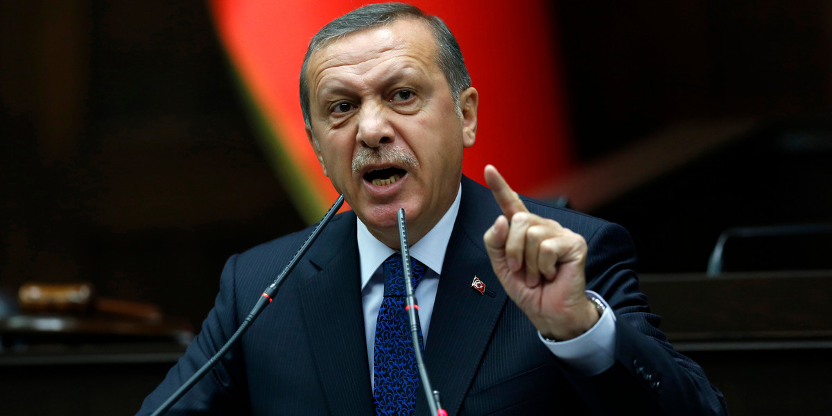 Prezydent Turcji Recep Tayyip Erdogan.