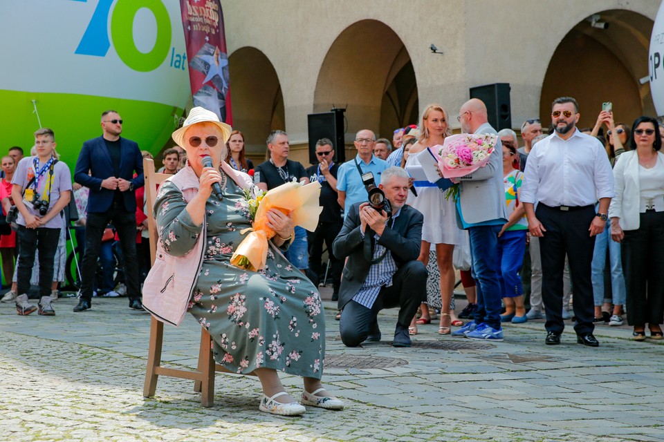 Stanisława Celińska odsłoniła swoją Gwiazdę w Alei Gwiazd Polskiej Piosenki