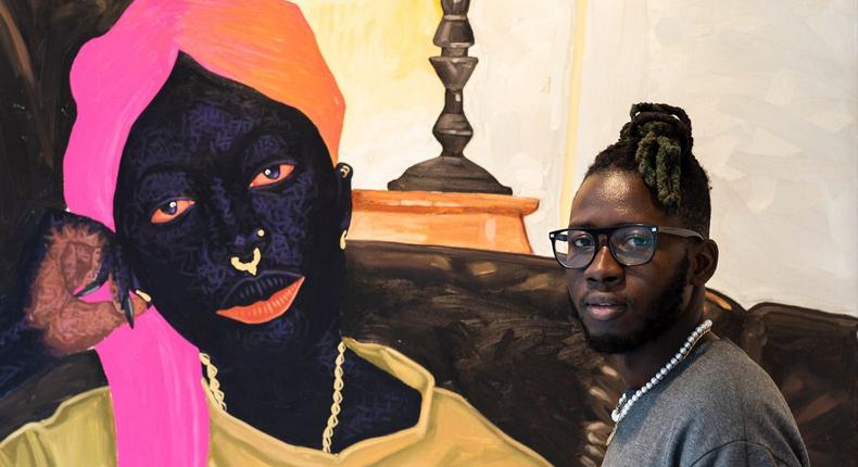 Kwesi Botchway: Ghanaian artist sells out masterpiece work after days of release