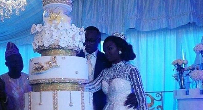 Details of Kunbirella's royal wedding cake