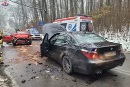 Pijany kierowca BMW jechał lewym pasem drogi. Doprowadził do tragedii