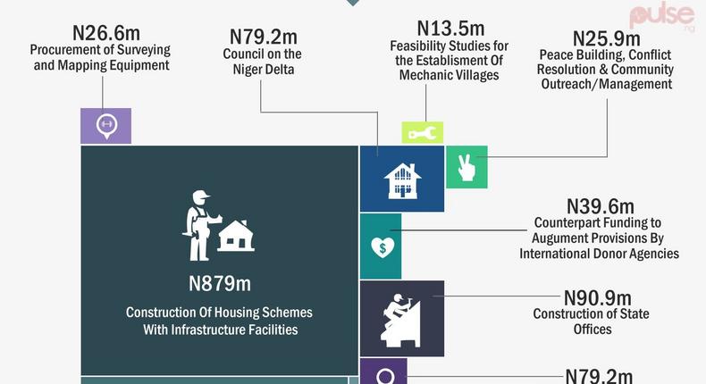 Costs of other projects and items for Niger Delta 