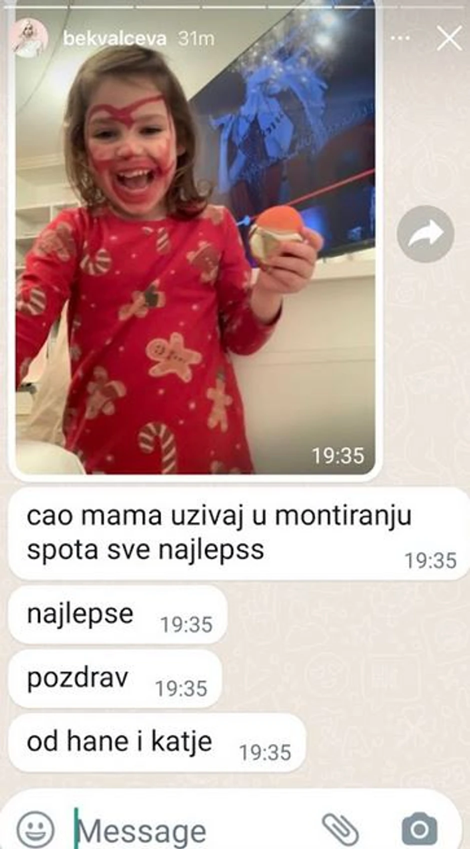 Natašina objava
