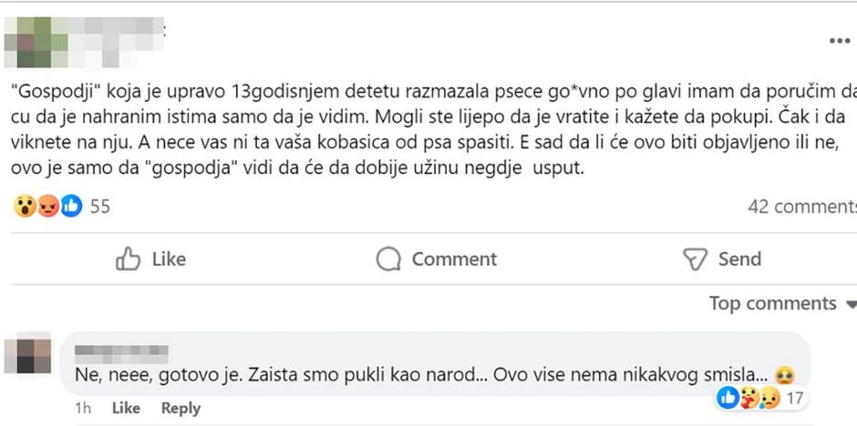 Objava revoltirane žene