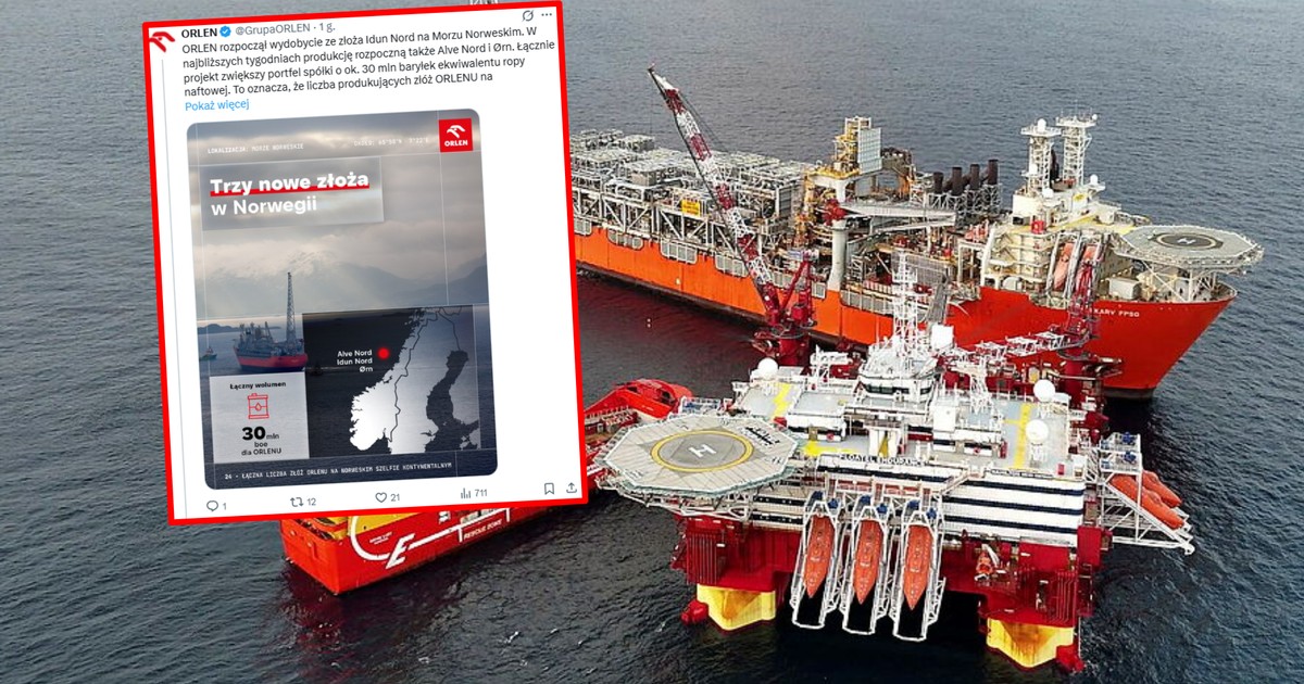 Orlen przyspieszył z wydobyciem gazu. "Wzmocni bezpieczeństwo energetyczne Polski"