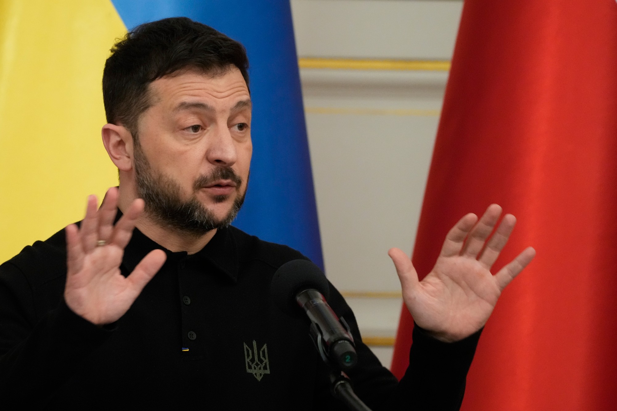 Ukrajinský prezident Volodymyr Zelenskyj.