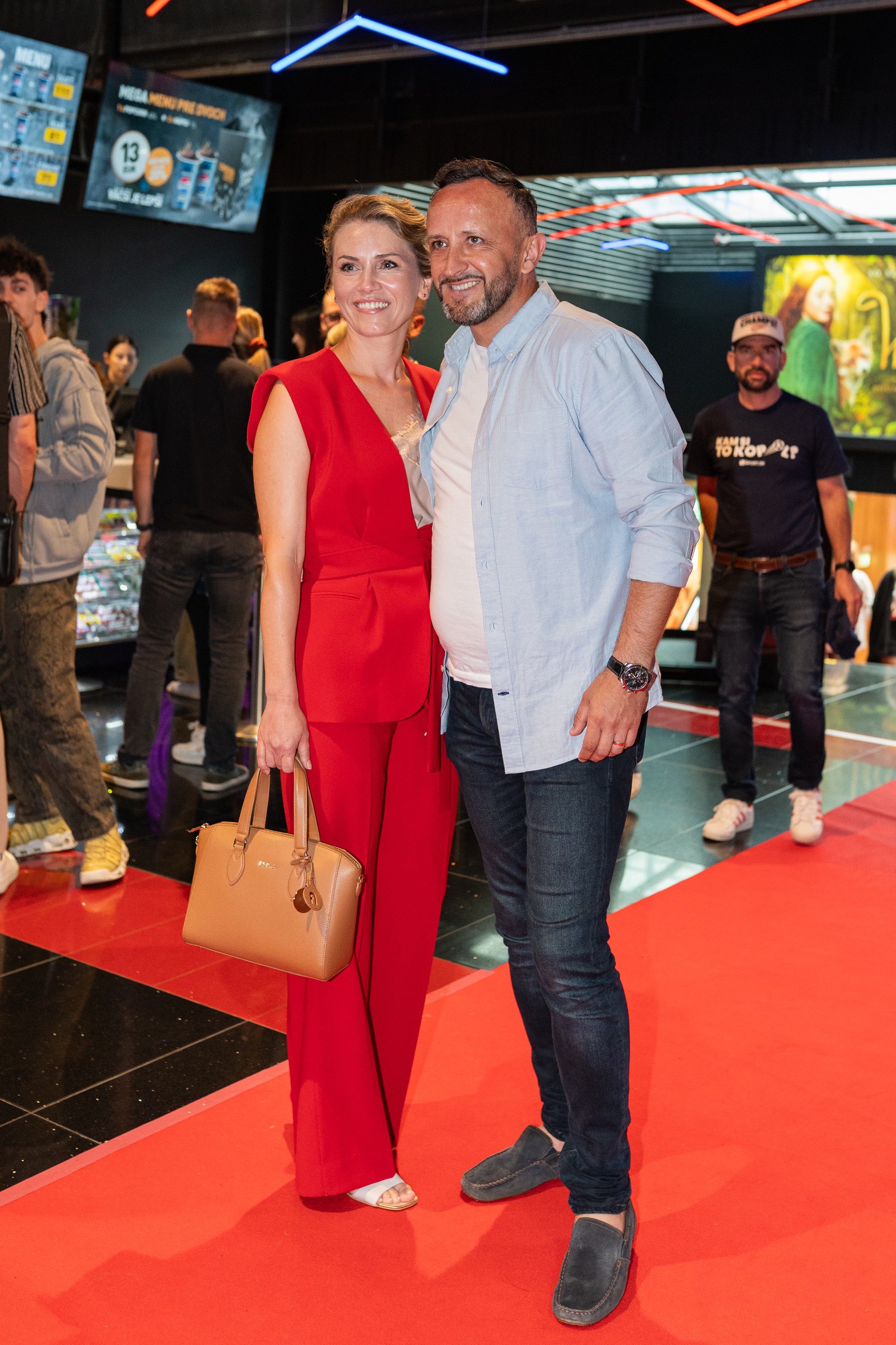 Premiéra filmu Duchoň - Erika Kandráčová a Ondrej Kandráč.