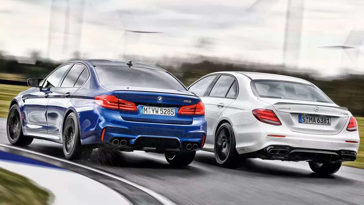 BMW M5 kontra Mercedes-AMG E 63 S+ - pojedynek gigantów