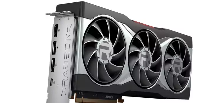 AMD Radeon RX 6800 XT Black Edition pozuje na zdjęciu