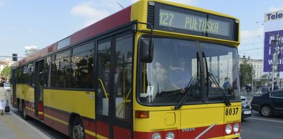 Pijany demolował autobus