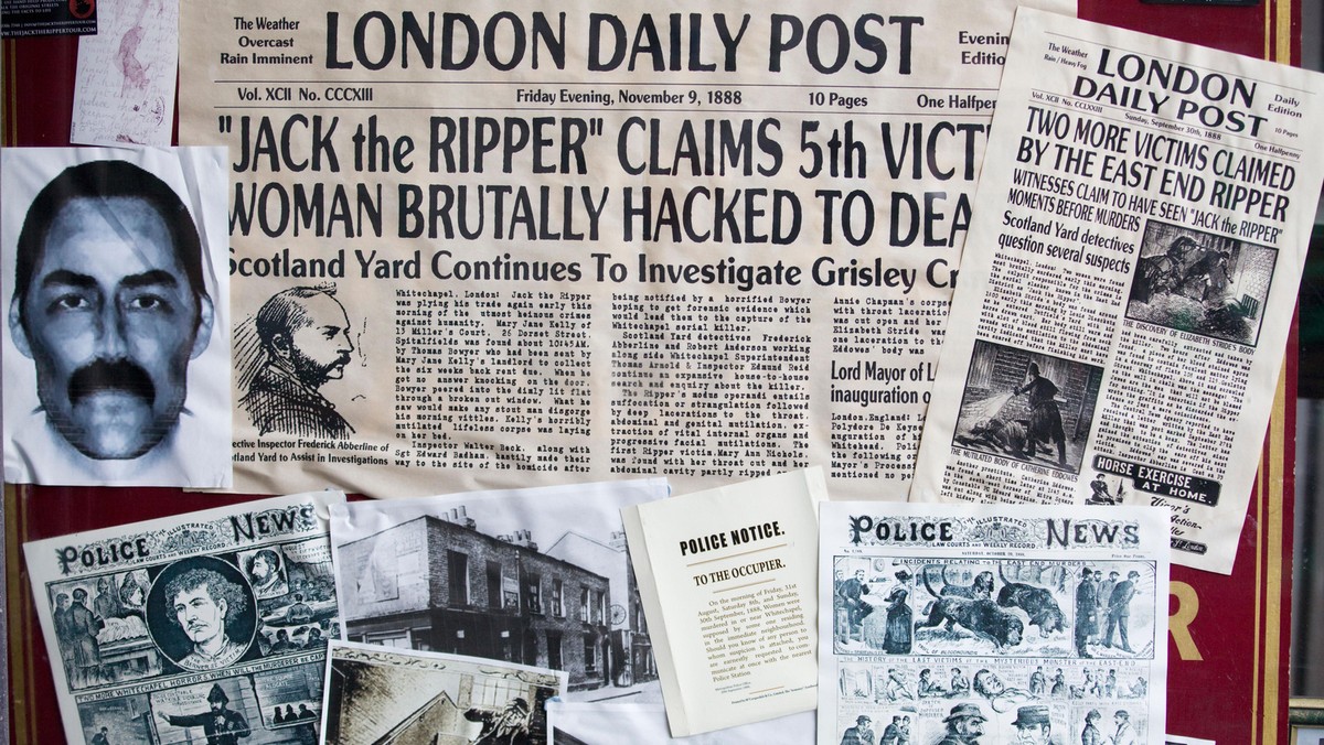 The London Post November 9th 1888 Clippings of the Fifth and final victim of the notorious serial ki