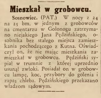 Wycinek artykułu z "Gazety Lwowskiej", nr 222, 28 września 1932 r.