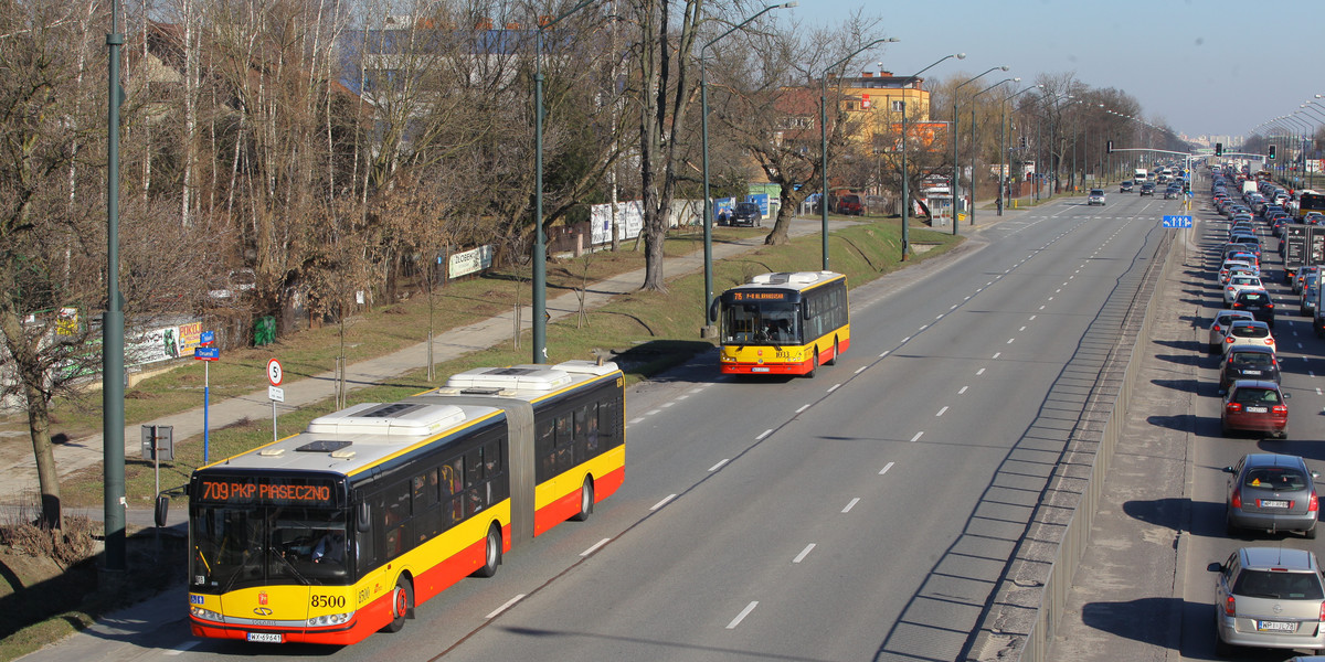 Powstanie buspas na ul. Puławskiej