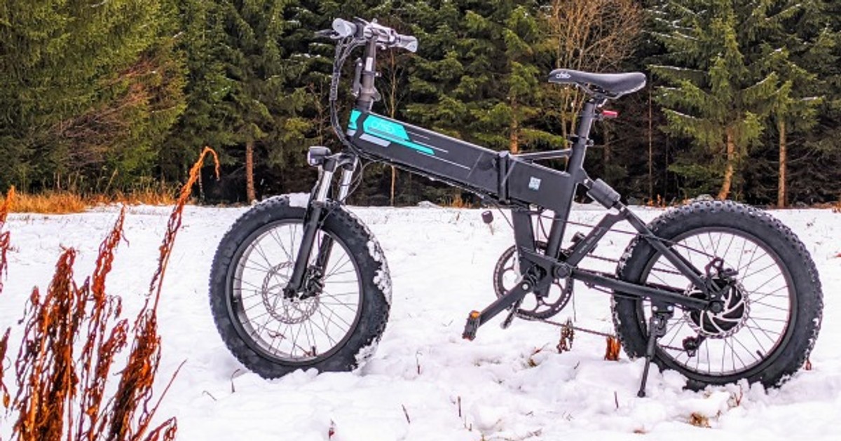 Klappbares Fiido M1 Pro im Test Winter Wetter E Fatbike