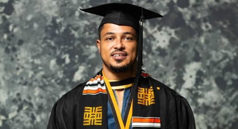 Van Vicker gets a degree 21 years after completing SHS