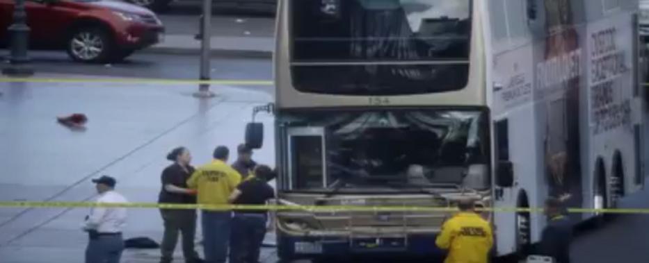 Egy embert lelőtt a buszon a férfi / Fotó: Youtube