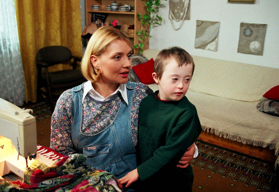Małgorzata Ostrowska-Królikowska i Piotr Swend w 1997 roku