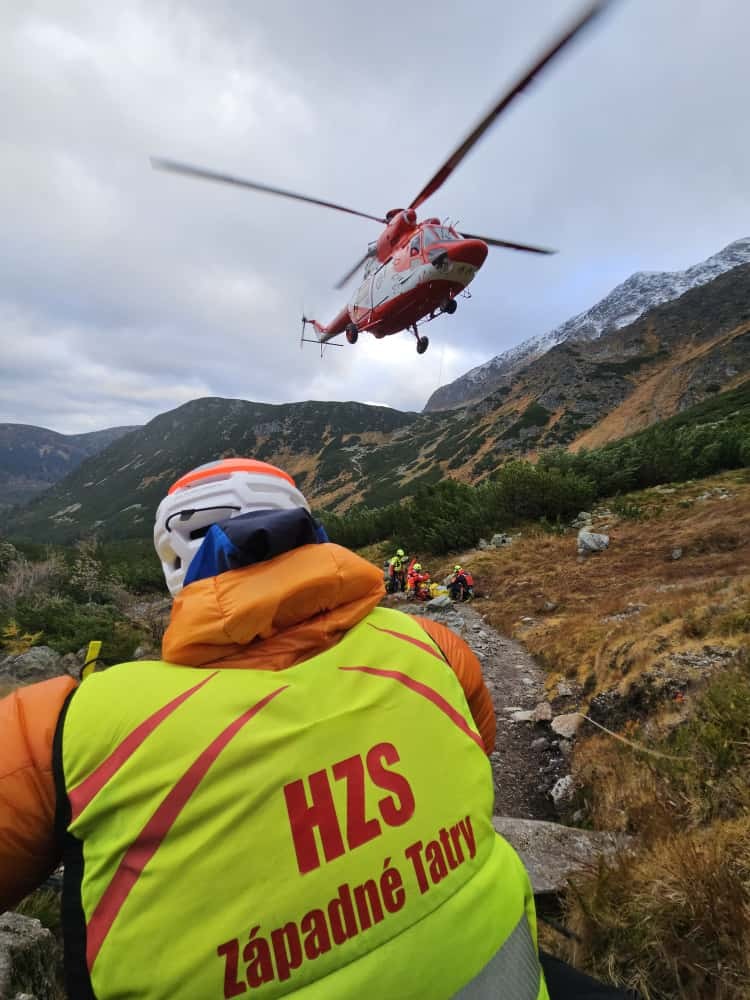 Pád muža (44) pri zostupe z Baníkova.