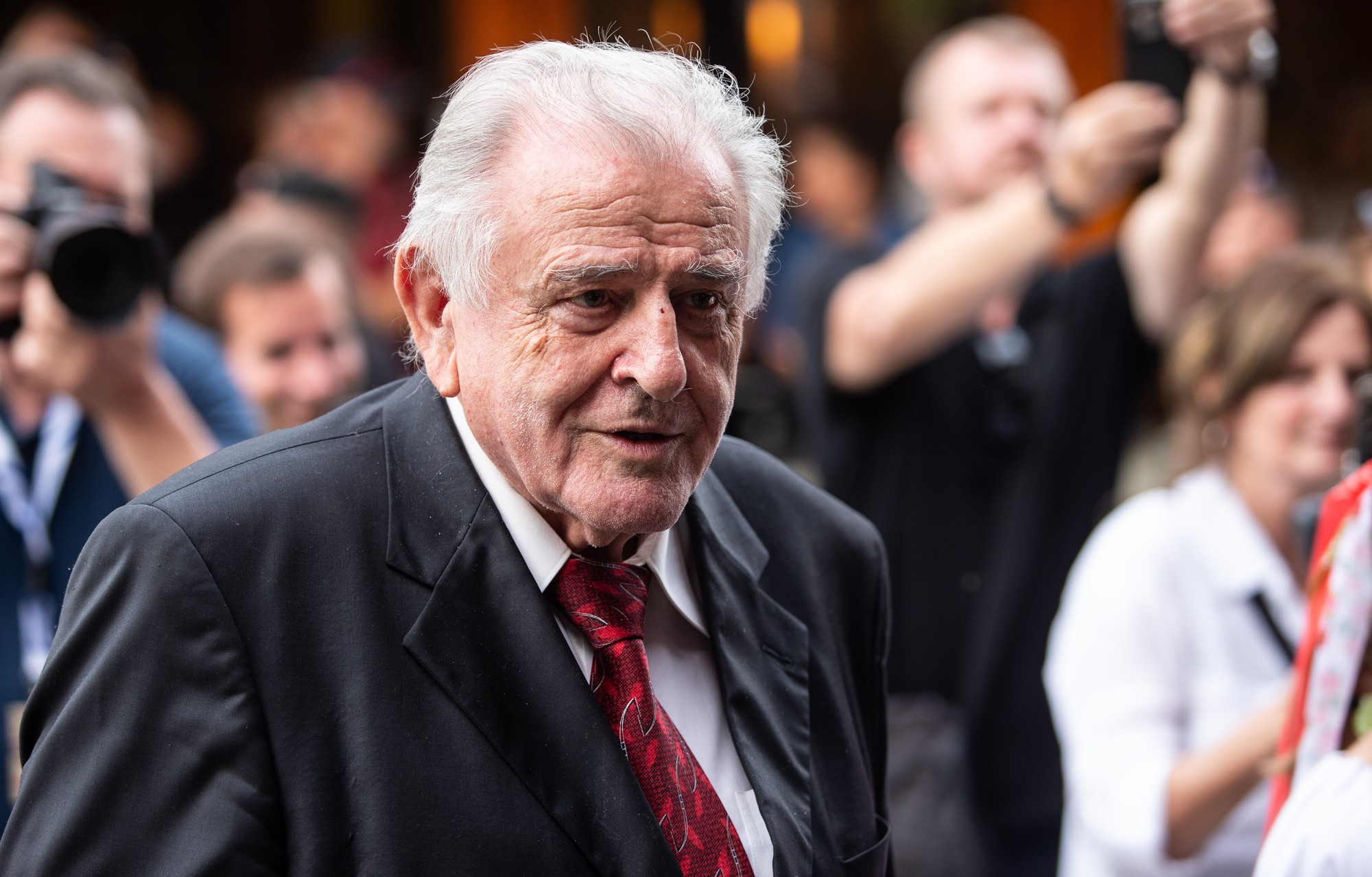 Bývalý premiér SR Vladimír Mečiar počas podujatia Oslavy prijatia Deklarácie o zvrchovanosti.