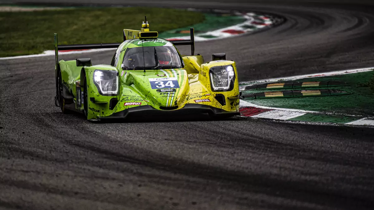 Bolid Oreca 07 Inter Europol Competition podczas wyścigu na torze Monza