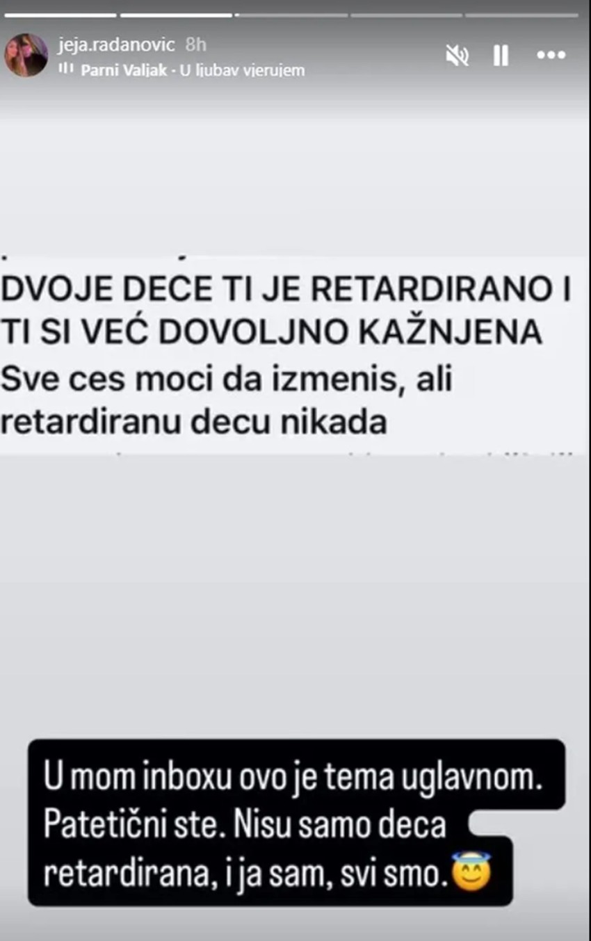 Jelena Radanović dobija jezive uvrede