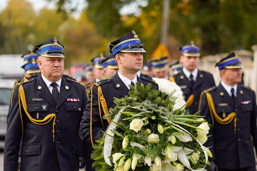 Pogrzeb Emilii Jadczak, druhny OSP Łódź Mikołajew