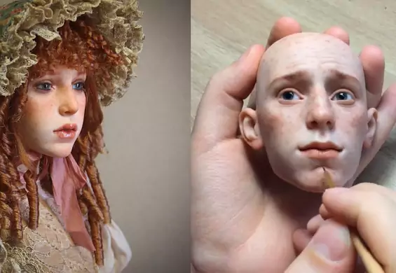 Niezwykle realistyczne twarze rosyjskiego lalkarza. Jak on to robi?