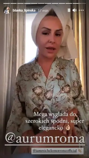 Blanka Lipińska / InstaStories Blanki Lipińskiej