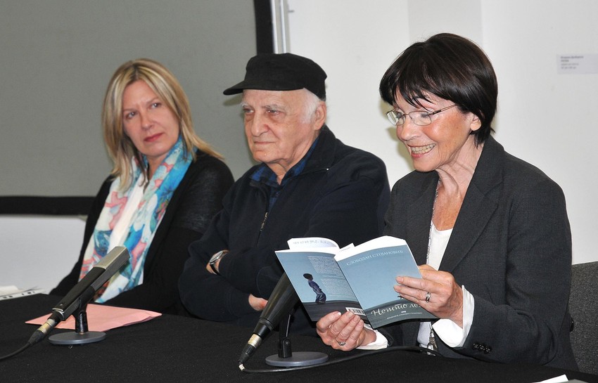 Katarina Vukobratović, Filip David i Rada Đuričin: Knjiga "Nešto lepo" Slobodana Stojanovića predstavljena sinoć u Galeriji RTS