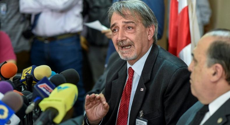 The head of the International Federation of Red Cross and Red Crescent Societies Francesco Rocca says the group will begin distributing badly needed humanitarian aid in Venezuela