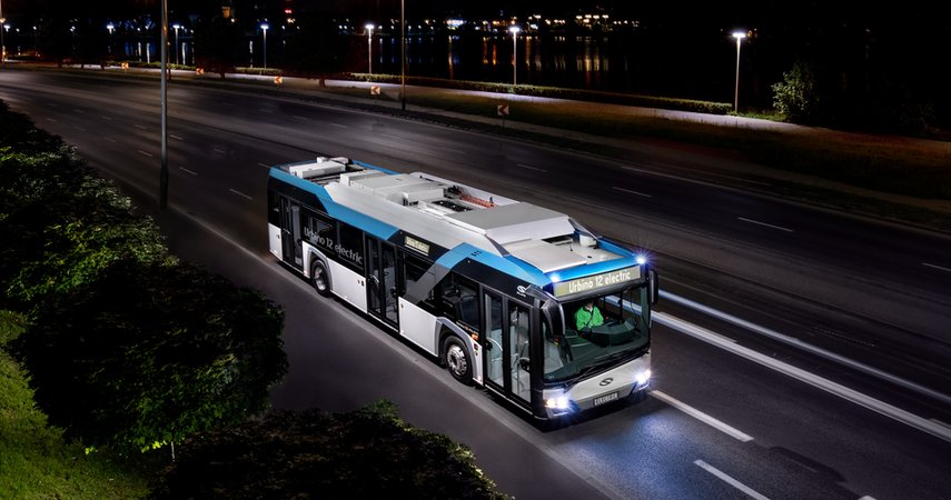 123 autobuz electric Solaris pentru România