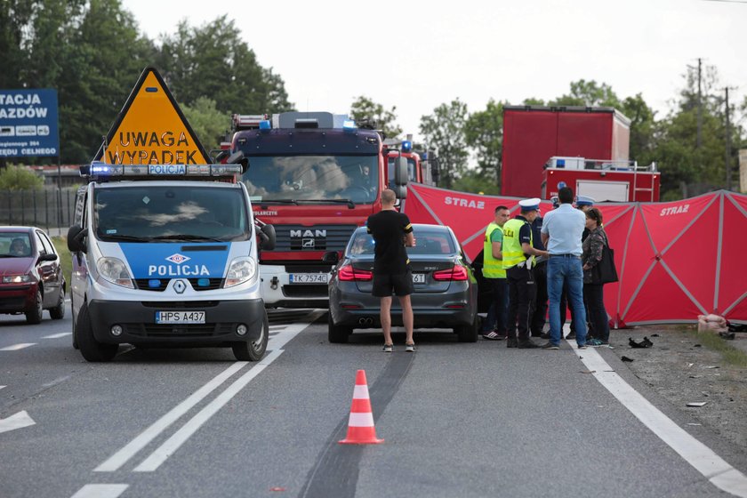 Śmiertelny wypadek w Miedzianej Górze. Nie żyją trzy kobiety oraz 2-latka