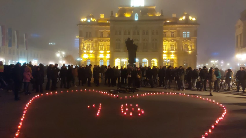 Okupljanje u Novom Sadu