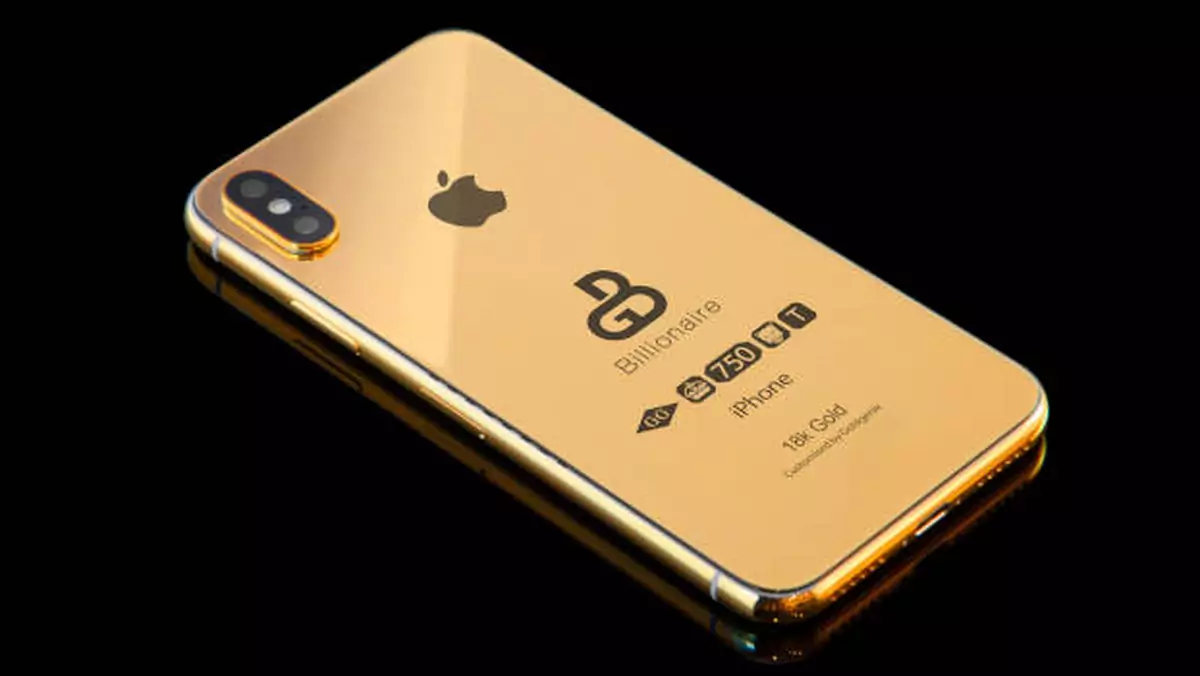 Można już zamawiać nowego iPhone'a X w obudowie z czystego złota. Cena sięga granic absurdu