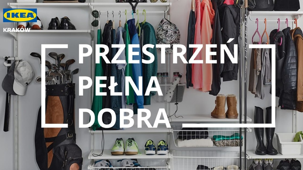 Poupychane po kątach, schowane głęboko w szafach czy piwnicach. Często zupełnie zapomniane. Każdy z nas ma w domu rzeczy, których nie używa. IKEA Kraków zachęca, aby dać im drugie życie. W tym celu stworzyła w Forum Wydarzeń "Przestrzeń Pełną Dobra". Od 16 do 19 maja można tu przynosić przedmioty, które nie są nam potrzebne, a mogłyby służyć innym.