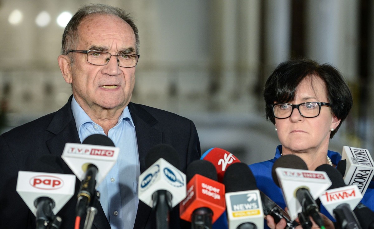 Józef Lassota i Joanna Kluzik-Rostowska