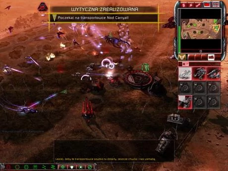 Screen z gry "Command and Conquer 3 Wojny Tyberium"