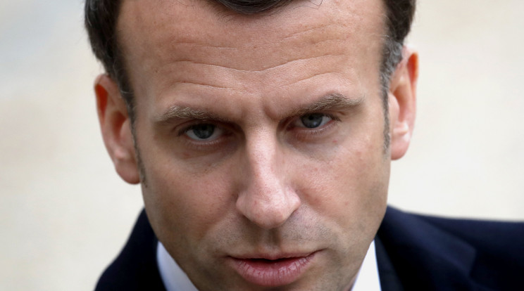 Emmanuel Macron francia elnök / Fotó: MTI/AP/Christophe Ena