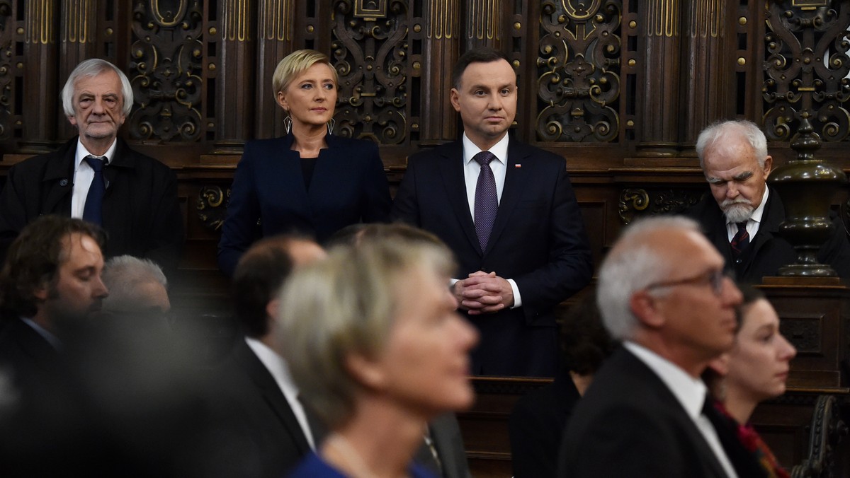 KRAKÓW WAWEL ROCZNICA ŚMIERCI TADEUSZA KOŚCIUSZKI (Andrzej Duda, Agata Kornhauser-Duda, Ryszard Terlecki)