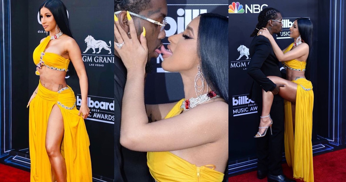 Cardi B goes naked to explain why her 'honey pot' partly showed on BMA's  red carpet | Pulse Ghana