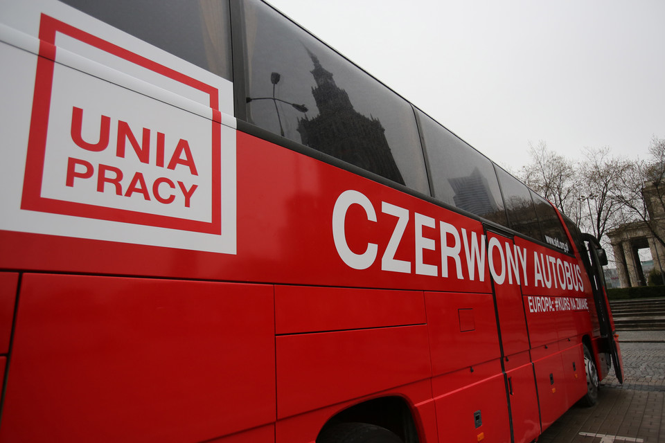 WARSZAWA SLD MILLER CZERWONY AUTOBUS (Czerwony Autobus SLD-UP)