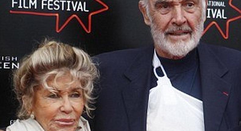 Sean Connery and wife, Micheline