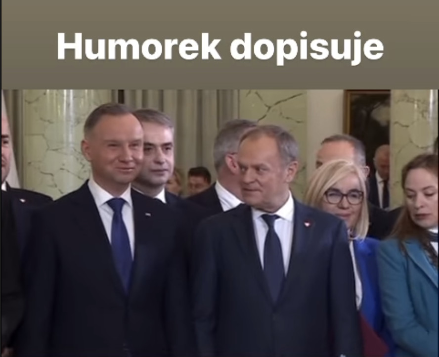 Zaprzysiężenie rządu Tuska. Najlepsze memy z Andrzejem Dudą