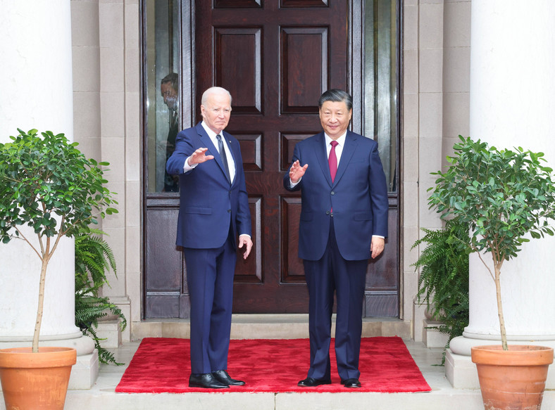 Joe Biden i Xi Jinping w San Francisco, listopad 2023 r.